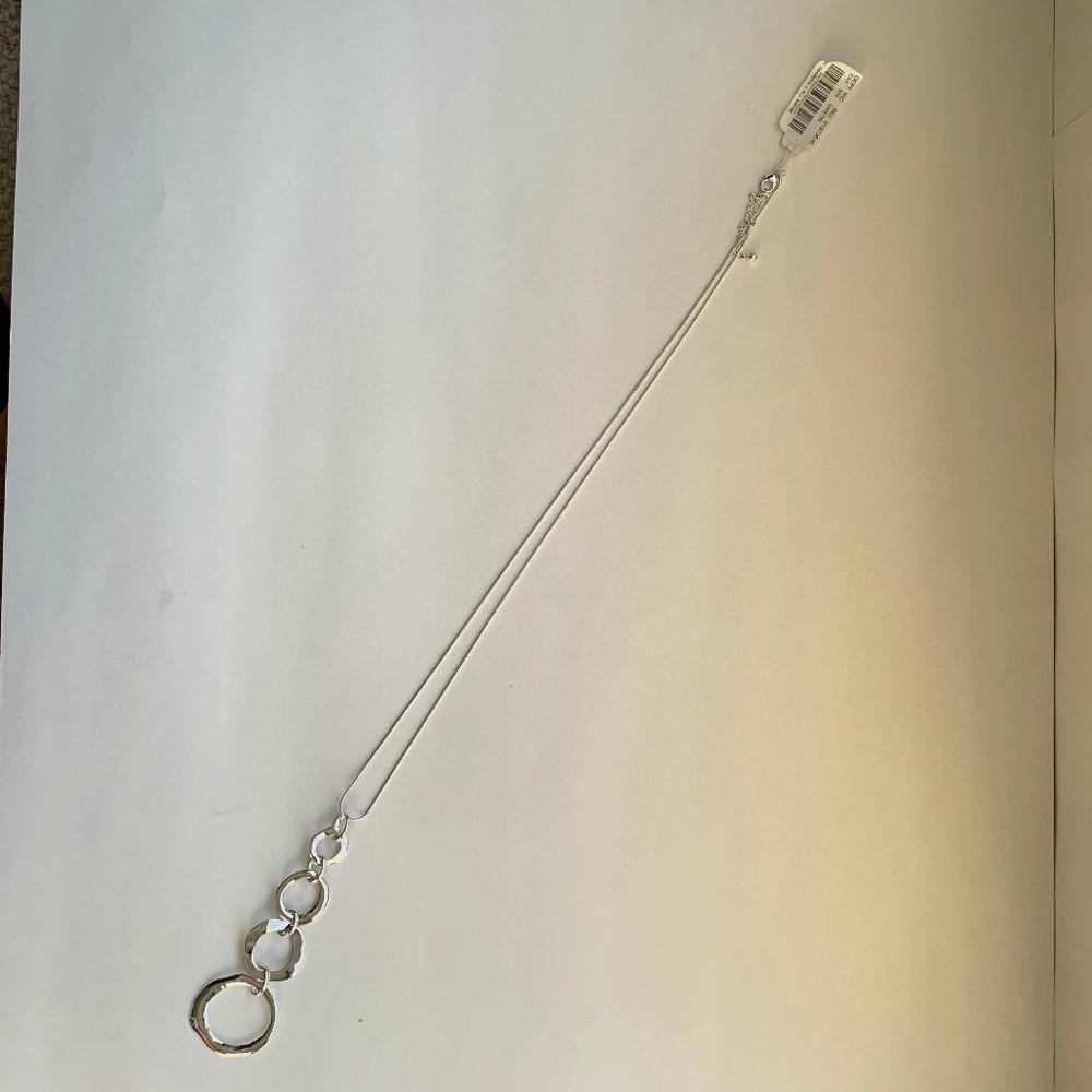Long Silver Style Necklace